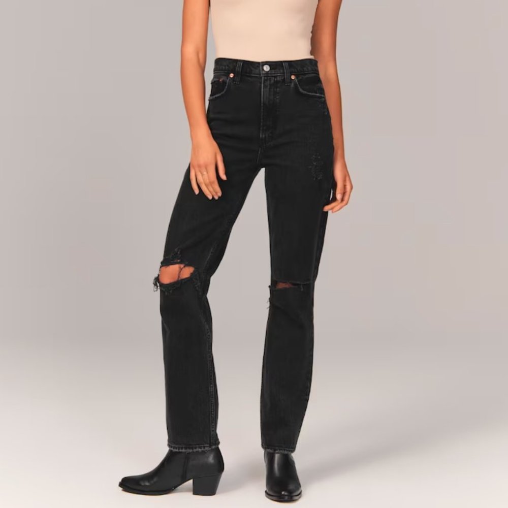 Ultra High Rise 90s Straight Jean